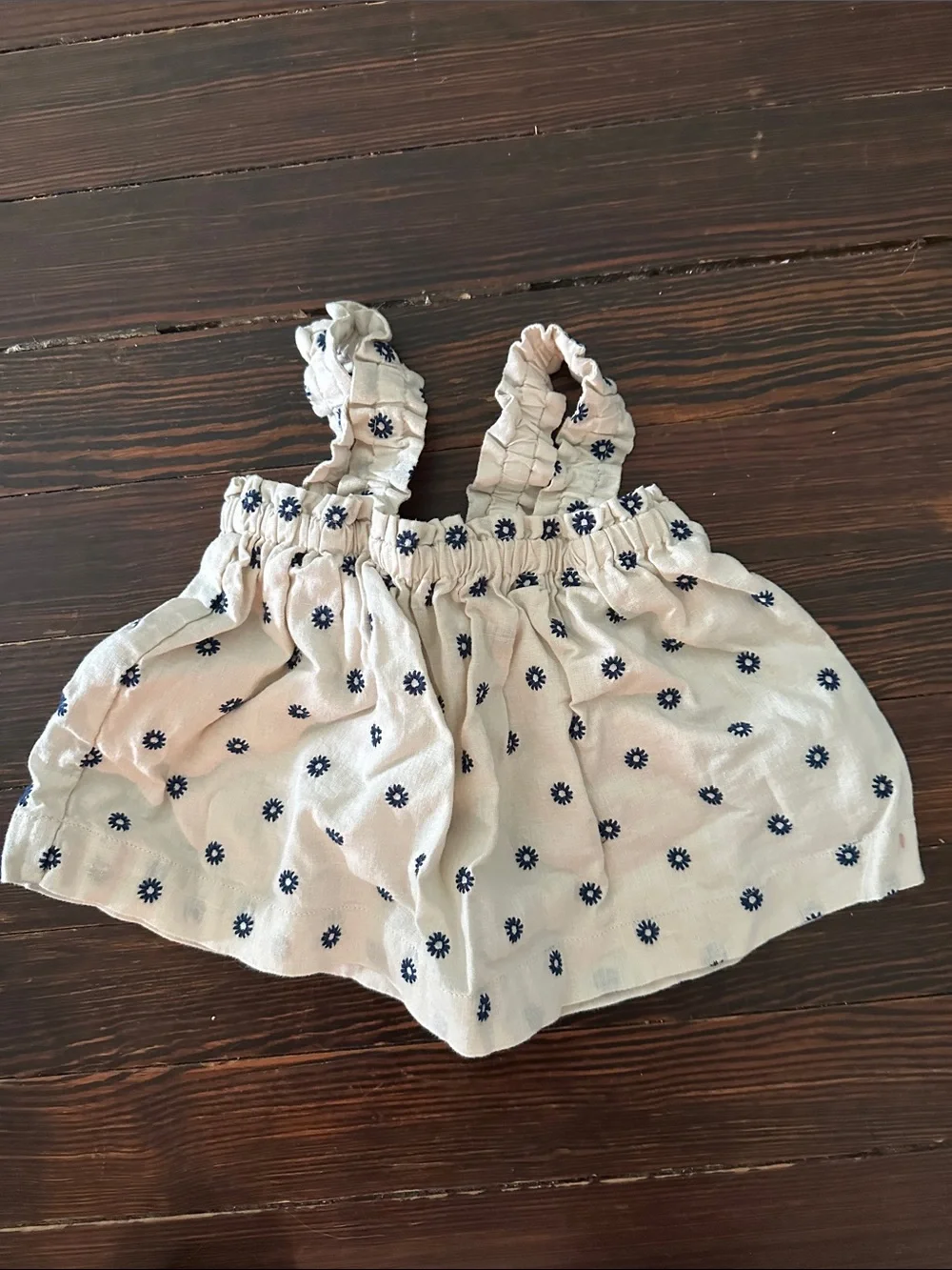 GAP Light Pink Floral Ruffle Diaper Cover Set